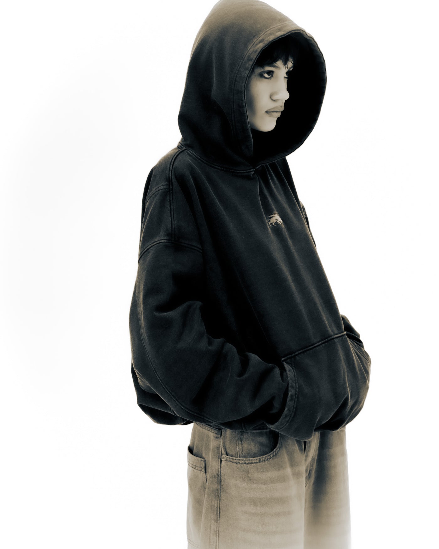 Wormwood Grey Wash Sweatshirt